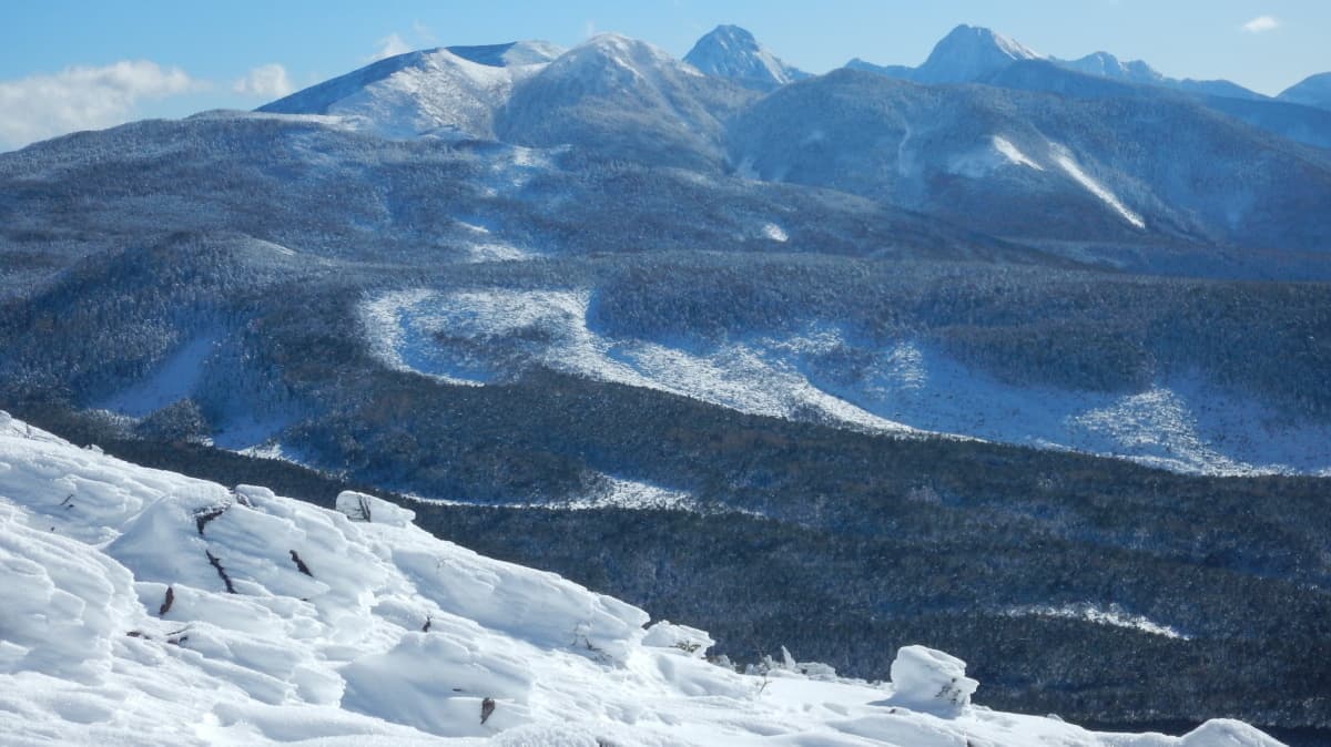 北横岳　八ヶ岳　雪山